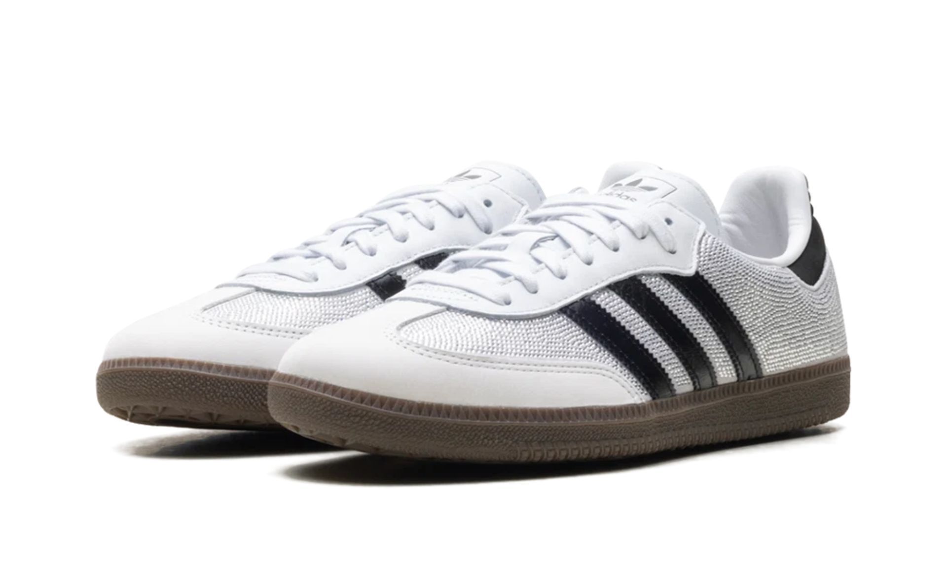 Adidas Samba OG Rhinestone Crystal White Silver (W) | OVERCEZ