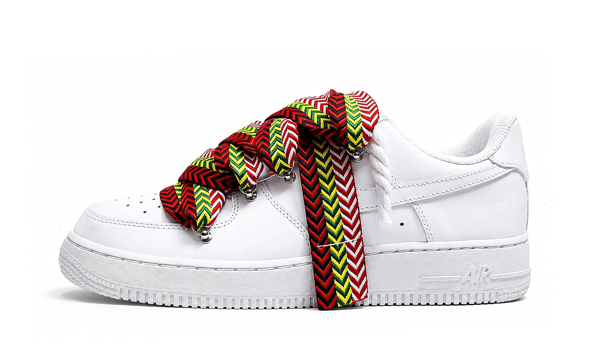 Nike Air Force 1 Low White Double Rope Laces Lanvin